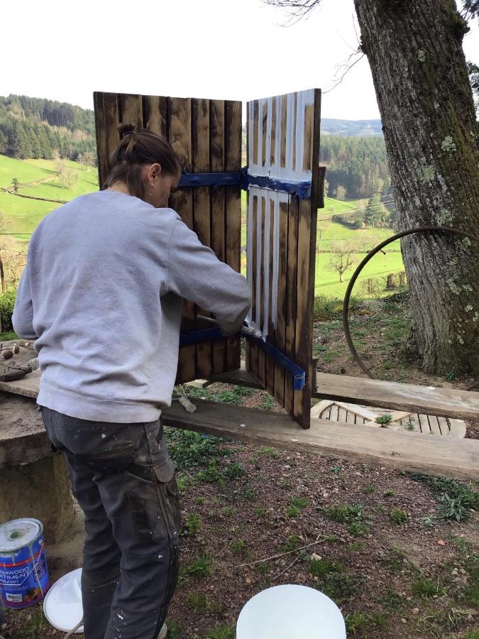 La Mazille , Cossy Vakantiestudio Met Zwembad In Zuid-Bourgogne Anglure-sous-Dun エクステリア 写真
